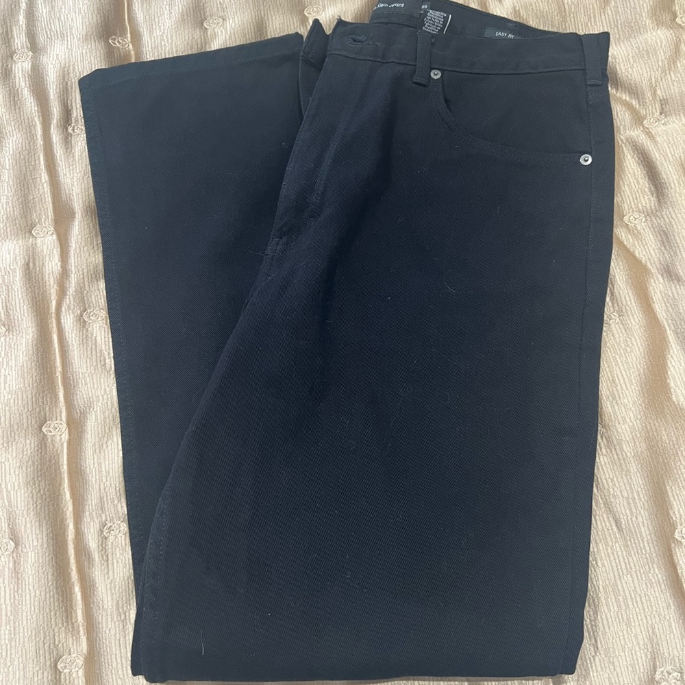 Calvin Klein  black jeans size 36 never worn